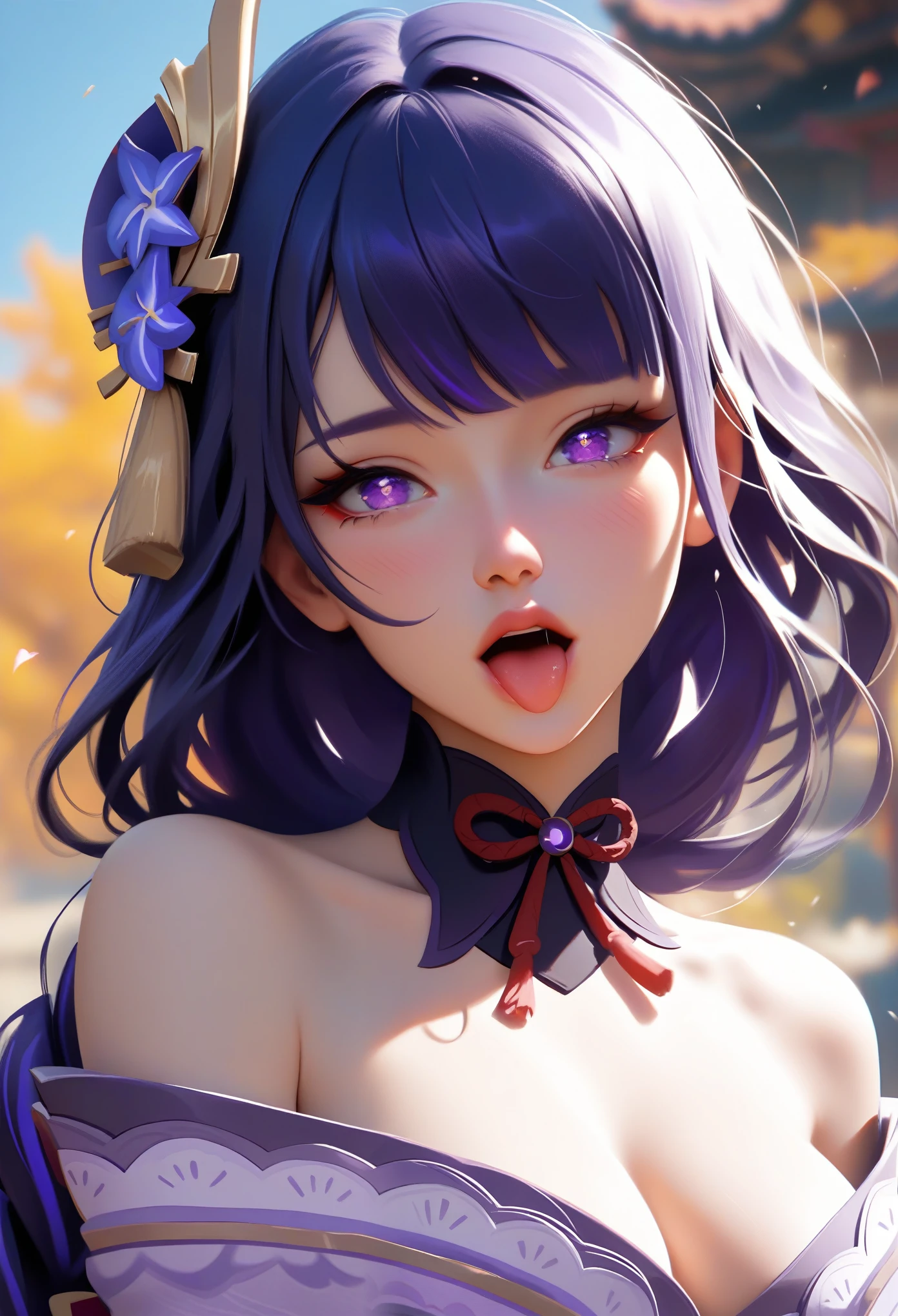 score_9, score_8_up, score_7_up,source_anime, high res image,masterpiece,best quality,girl,cute face,clear skin,raiden_shogun_genshin,ahegao,