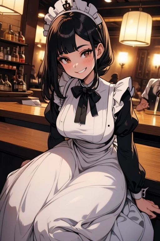 Fair skin，short hair，Black Hair，masterpiece, Absurd , One person, Hair Clip, Playboy Bunny, Bunny ears, fake animal ears, Latex leotard, Holding Tray, indoor, restaurant, smile, Highest quality、Complex、perspective, Very detailed, Detailed Background,Embarrassing, (Sweat), Big Breasts，Saggy breasts，Soft Breasts，Soft Breasts，Saggy breasts，Nipples get erect，Three-dimensional chest，Nipples are visible，Beautiful areola，sort out:1.5，blush，orgasm，Ahegao，Dripping Semen 1.4，Open your mouth，スレンダーBig Breasts，Three-dimensional chest，Light uniform，Spread your legs，Spread your legs