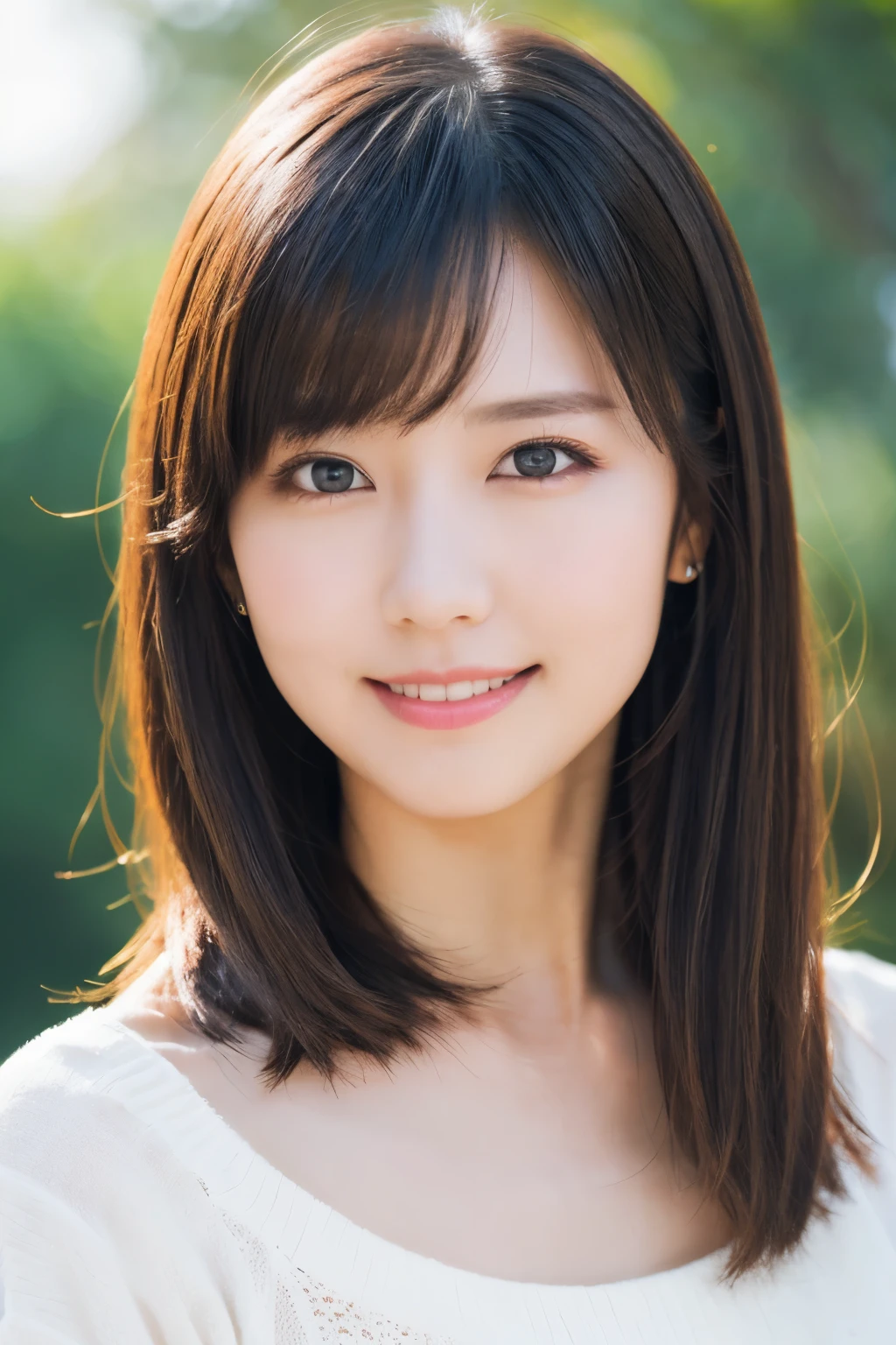 One Girl, (Casual clothing, Pastel colored clothes:1.2), (Beautiful Japanese idol portrait photos),
(Simple background in light colors:1.3),
(RAW Photos, Highest quality), (Realistic, photo-Realistic:1.4), masterpiece, 8K Portrait,
Very delicate and beautiful, Very detailed, 2k wallpaper, wonderful, In detail, Very detailed CG unity 8k wallpaper, 
Very detailed, High resolution, 
Soft Light, Beautiful detailed girl, Very detailed eyes and face, Beautiful and sophisticated nose, Beautiful attention to detail,
Cinema Lighting, Perfect Anatomy, 
Slender body, Small breasts, Medium Hair, Bokeh, Dynamic Angle, A light smile,