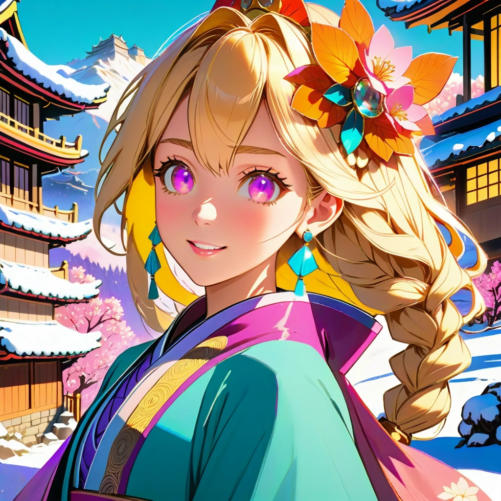 Realistic, real life, beautiful old colonial big house on the hill, laurie greasley style, studio ghibli, akira toriyama, james gilleard, genshin impact, trending pixiv fanbox, acrylic spatula, vibrant colors, devinart, trend in artstation,Bright purple Taoist robe, Hanfu long skirt, big eyes, masterpiece absolute beauty woman, close-up. Close-up, healing big smile, snow scene, picture ultra high-quality, twisted braid, princess hairstyle princess cut, simple hair accessories, plum blossoms, people can't forget the beauty when they see it,unparalleled girl RAW photoreal, a close up portrait photo of 20 y.o, insane realistic,shirt,jacket, cyberpunk, spiked hair,brown yellow jacket, background is city ruins, (high detailed skin:1.2), dslr, soft lighting, high quality, film grain, Fujifilm XT3, highly detailed background,vintage, masterpiece, magnificent art, best quality, close-up girl nordic princess, Scandinavian mountains, winter weather, symmetrical and hyper detailed face, silky skin like peach silk, vibrant and aggressive turquoise-eyes,blush,perfect illumination,upper body,3DMM,blonde hair,massif jewelry,gradient kanzite background,scalet frange dress,earrings,tourmaline dress,realistic,necklace chain,looking at viewer,tiara,pink lipsunrealengine5,side lighting,detailed face,bangs,bright skin, kunzite and messy hair up to the waist, sculptural body, (sparks: 0.7), Adobe Illustration, Trand on Artstation, cold and soft lighting, --v 6 --s 1000 --c 20 --q 500 --chaos 100