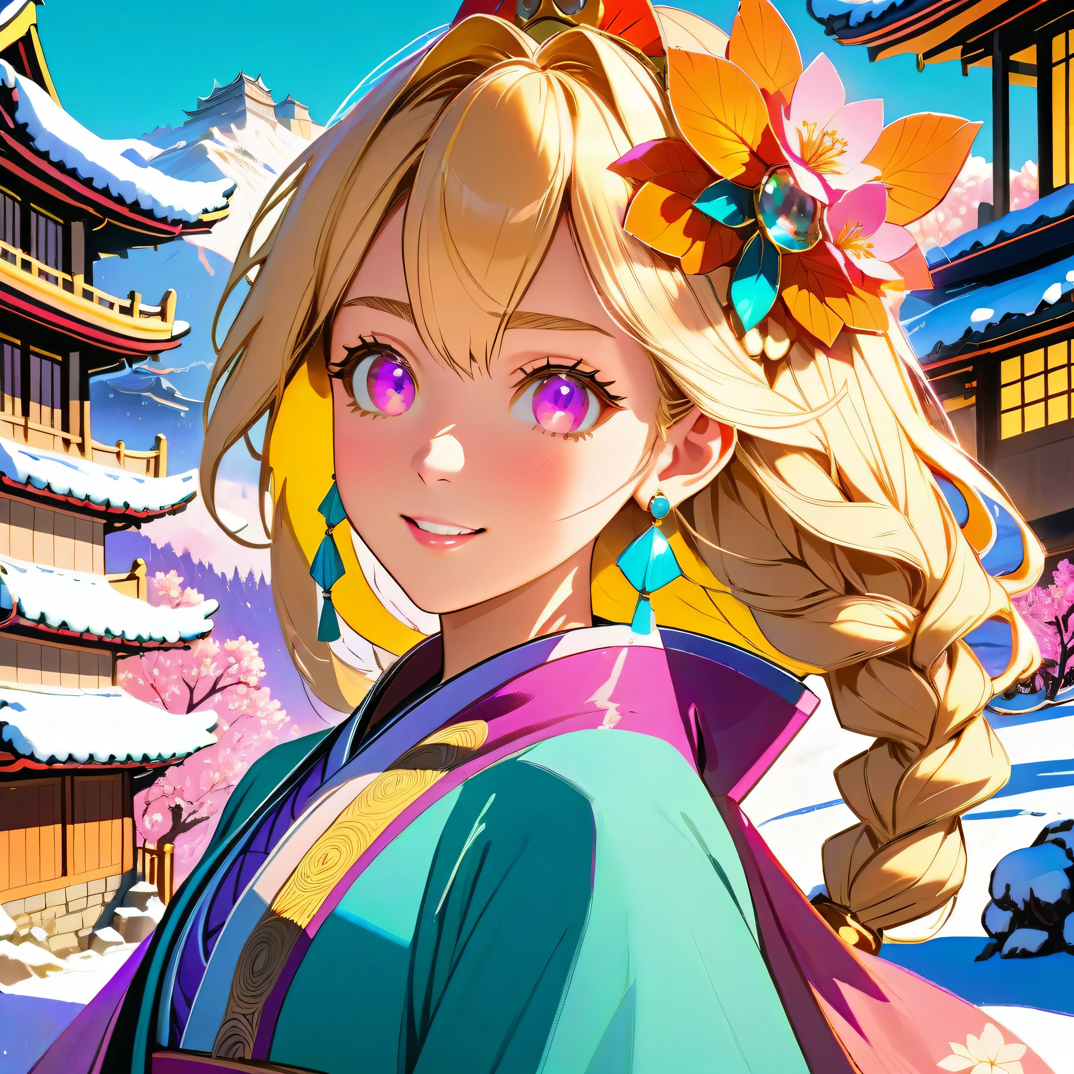 Realistic, real life, beautiful old colonial big house on the hill, laurie greasley style, studio ghibli, akira toriyama, james gilleard, genshin impact, trending pixiv fanbox, acrylic spatula, vibrant colors, devinart, trend in artstation,Bright purple Taoist robe, Hanfu long skirt, big eyes, masterpiece absolute beauty woman, close-up. Close-up, healing big smile, snow scene, picture ultra high-quality, twisted braid, princess hairstyle princess cut, simple hair accessories, plum blossoms, people can't forget the beauty when they see it,unparalleled girl RAW photoreal, a close up portrait photo of 20 y.o, insane realistic,shirt,jacket, cyberpunk, spiked hair,brown yellow jacket, background is city ruins, (high detailed skin:1.2), dslr, soft lighting, high quality, film grain, Fujifilm XT3, highly detailed background,vintage, masterpiece, magnificent art, best quality, close-up girl nordic princess, Scandinavian mountains, winter weather, symmetrical and hyper detailed face, silky skin like peach silk, vibrant and aggressive turquoise-eyes,blush,perfect illumination,upper body,3DMM,blonde hair,massif jewelry,gradient kanzite background,scalet frange dress,earrings,tourmaline dress,realistic,necklace chain,looking at viewer,tiara,pink lipsunrealengine5,side lighting,detailed face,bangs,bright skin, kunzite and messy hair up to the waist, sculptural body, (sparks: 0.7), Adobe Illustration, Trand on Artstation, cold and soft lighting, --v 6 --s 1000 --c 20 --q 500 --chaos 100