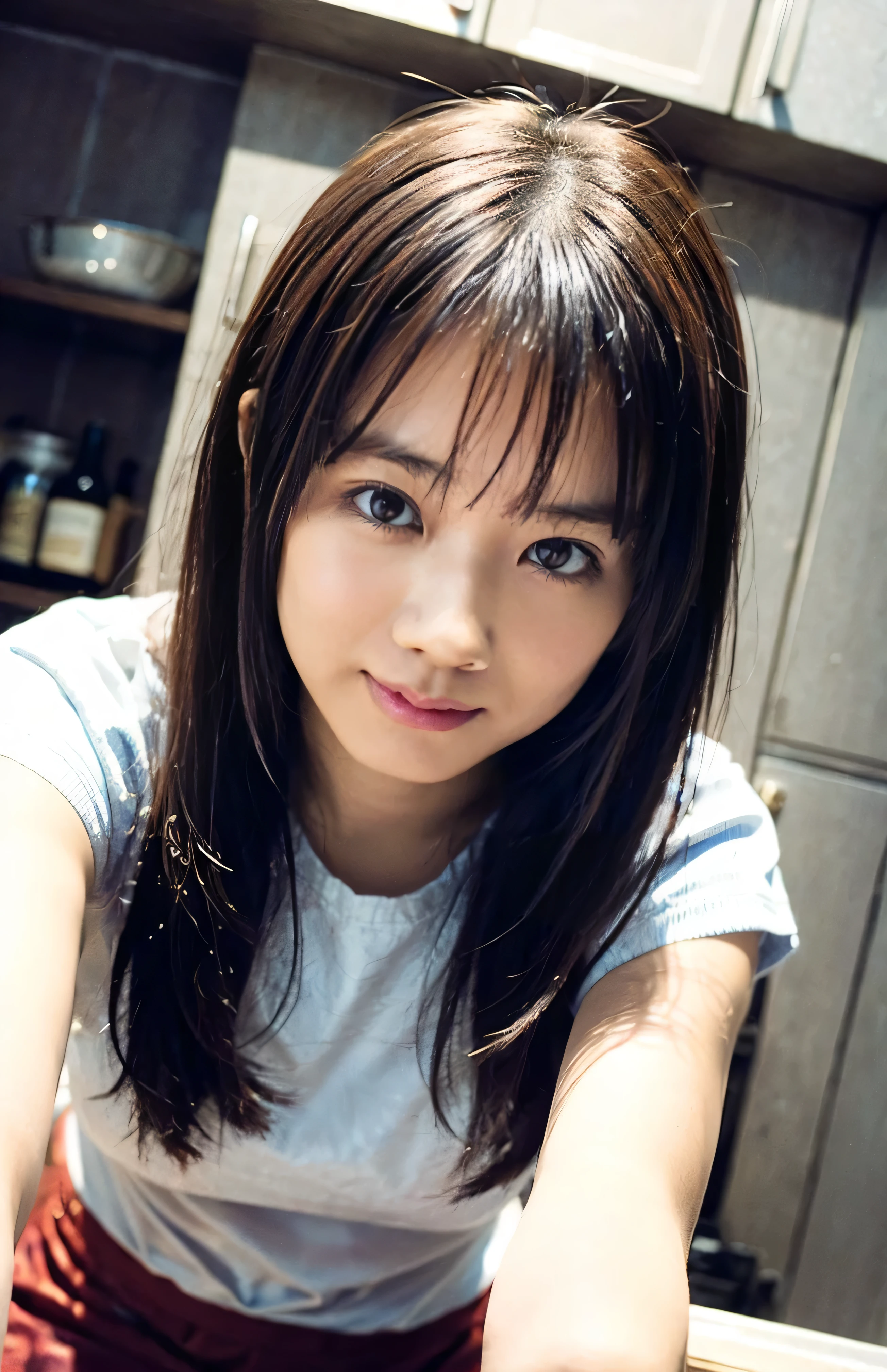 smile、kitchen、Wet hair、Cute gestures、During sex、Take a break&#39;On one chin&#39;hand of、Medium Short Hair、Sleeveless、Woman standing on a boat、Light brown hair、Elegant hairstyle、Blue Eyed Woman、A woman with a cute upward gaze、When the sky gets dark、The gentle light of the ship shines、When the sun goes down the sky turns red、Tight clothing that shows your body lines、、Elegant navy blue summer knit、Elegant black summer sweater、belt、Short skirt、Dress elegantly着こなす、Luxury Bagedium Shorthair:1.4））、Skyscrapers seen across the sea、Manhattan Island is visible offshore、Woman on a sightseeing boat、、The sun shines on her、Light brown hair、Light brown hair、The sky was dyed red、There are clouds、private's cute、An elegantly dressed woman is sitting on a boat and watching the sunset、Her ample breasts are obvious even through her clothes..、The shining sun is so beautiful、Dusk is approaching、Lens flare、You can see the sunset、（（Sunlight reflecting off the ocean、Ocean View、The sun shines on the ocean、&#39;beautiful.、Small earrings、private&#39;evening、Birds are also flying、、Brown Hair Color、Tying up hair、The woman is on the right:1.4））、High-quality leather belt、Shiny clothes、Light beige hair color、Background Blur、Braid only the front hair、Light brown hair、｛｛Cowgirl Shot｝｝、（（Close-up shot from the waist up、Ample breasts:1.4））、Smile、Silk clothing、Ample breasts that can be seen even through clothes、Braid only the front hair、Cowboy Shot、Gorgeous white collared silk shirt and brown skirt、Dress elegantly、Luxury Bags、A lovely smile、（（Ample breasts））、Full body photo、ring、Short skirt、Tuck your hair behind one ear、Silver Necklace、smile、 Elegant ponytail、Caustics、Highly detailed photos、Very beautiful and ideal short hair、Super no makeup、(8k、RAW Photos、Highest quality、masterpiece:1.2)、(Realistic、Realistic)、1 girl、((Medium Short Hair、Looking into the camera:1.4))、Hair blowing in the wind

