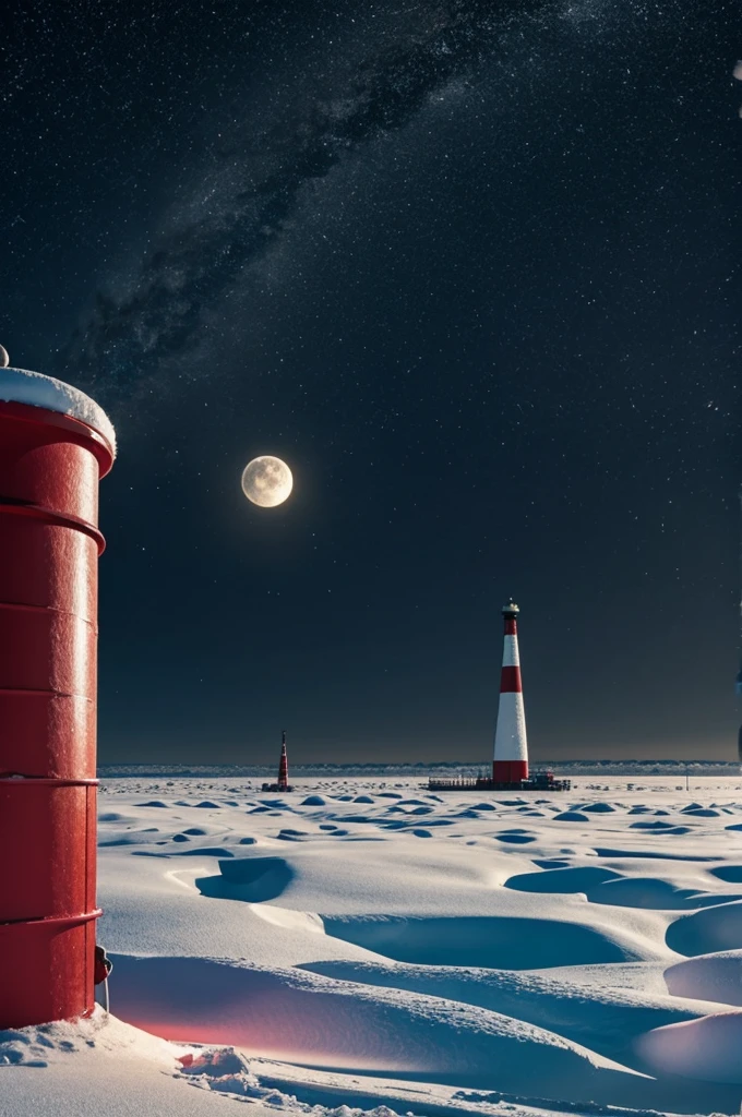 Create a black at the north pole