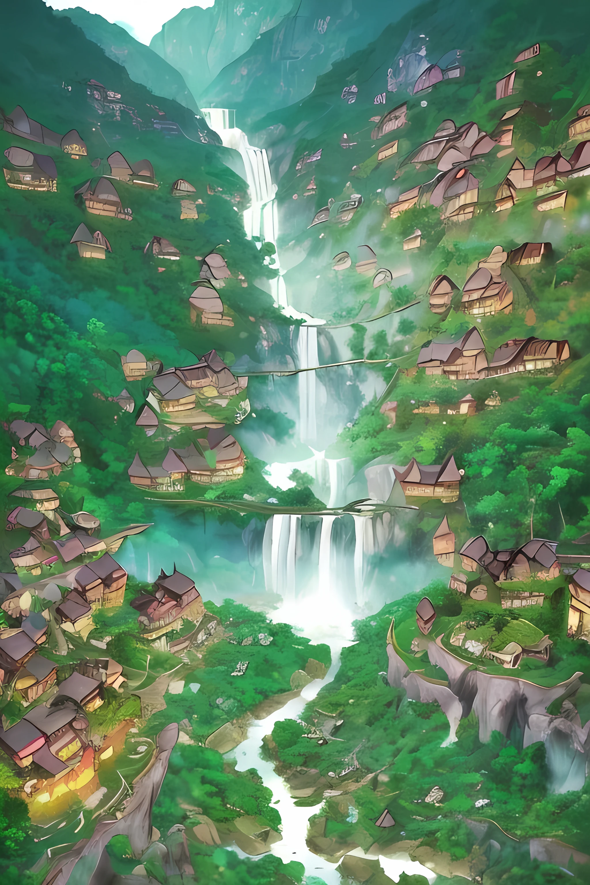 Scalesong Village is a vibrant settlement inhabited by a proud native dragonborn tribe known for their rich cultural heritage and exceptional craftsmanship. Nestled in a lush valley surrounded by towering cliffs and cascading waterfalls, the villagers celebrate their connection to both their ancestors and the natural world, holding spirited festivals and traditions that honor their dragonborn lineage.