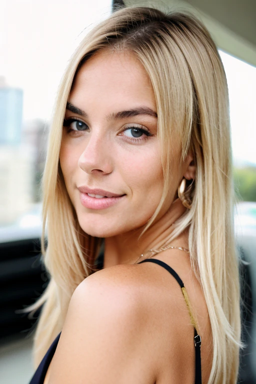 Blonde girl with ultra realistic Brazilian features 4k