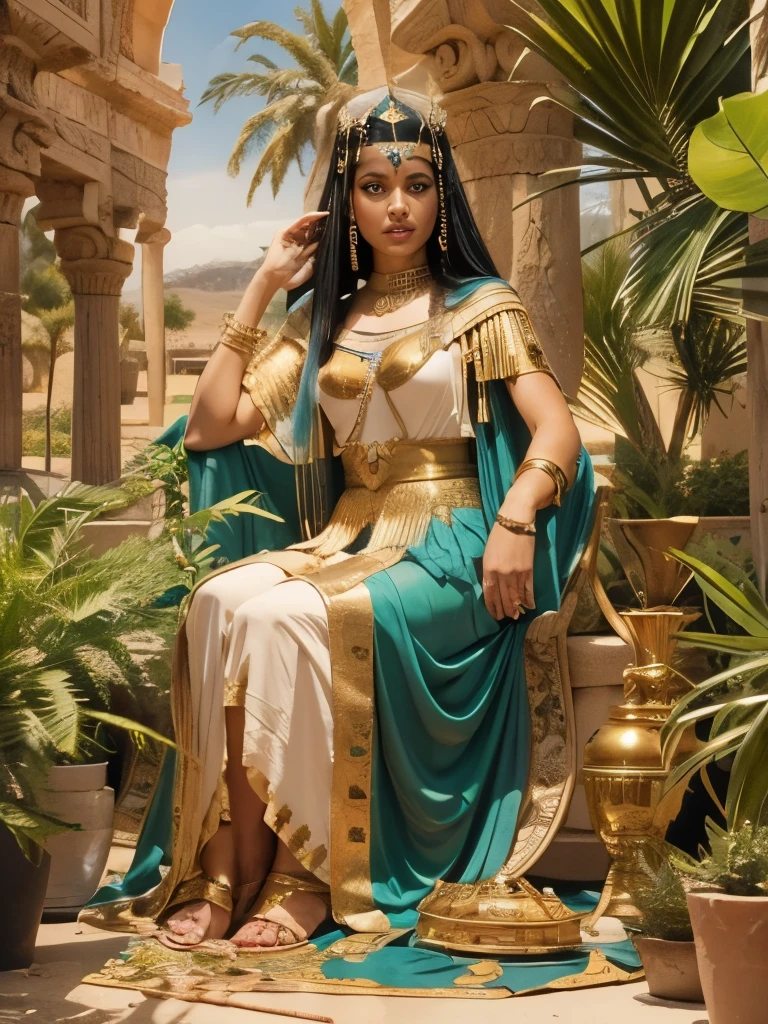Cleopatra in an oasis