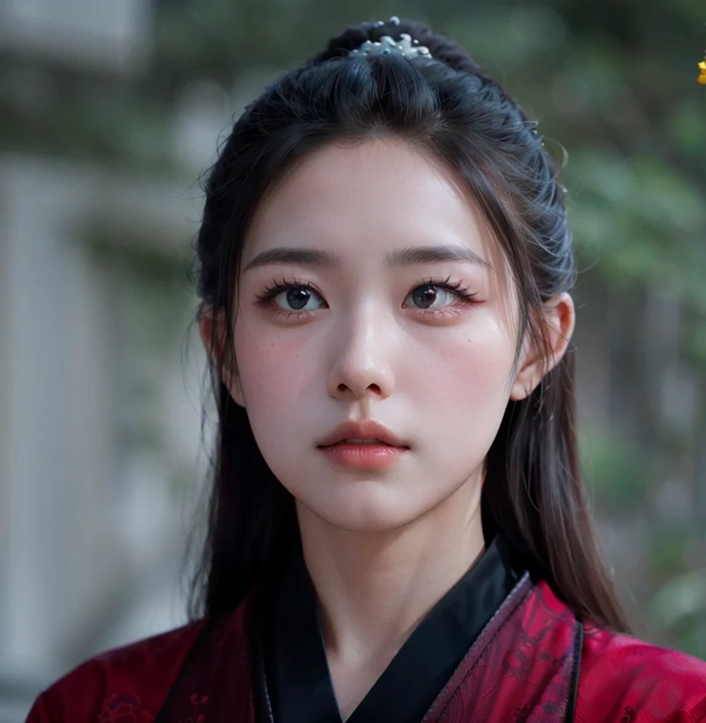 wuxia, Chinese clothes, hourglass figure, large breasts, big hips, masterpiece, best quality, ultra detailed, realistic