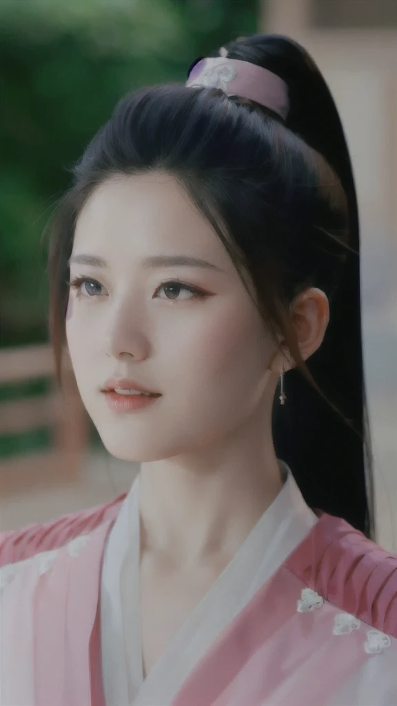 wuxia, Chinese clothes, hourglass figure, large breasts, big hips, masterpiece, best quality, ultra detailed, realistic