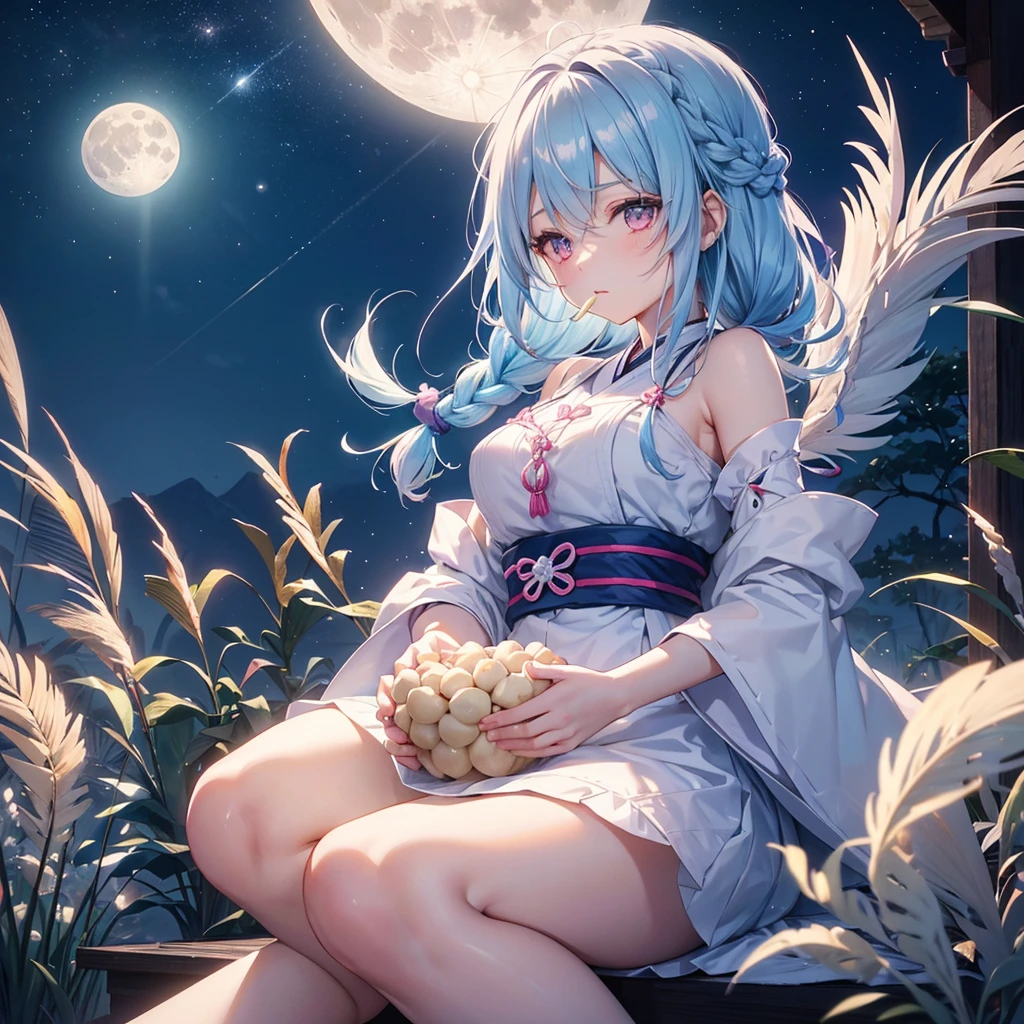 (1girl,cute,japanese,young),solo,((short beautiful silver pink hair,beautiful green eyes)),((topless, beautiful medium , pink nipples)),gleaming skin,Vulgar,low angle,from below,(nsfw),
low angle,from below,((masterpiece, highest resolution,best quality)), (beautiful illustration), (looking at the viewer), ((white elegant beautiful skirt and panties)),
innocent smile, white over-kneehighs,Lace chalker, wristband, fingerless gloves, over-kneehighs,
Lace chalker, diamond necklace,wristband, fingerless gloves, earrings, windy,cinematic lighting, flat sitting in the beach, sand, night sky, waves, full moon,coconut tree,
