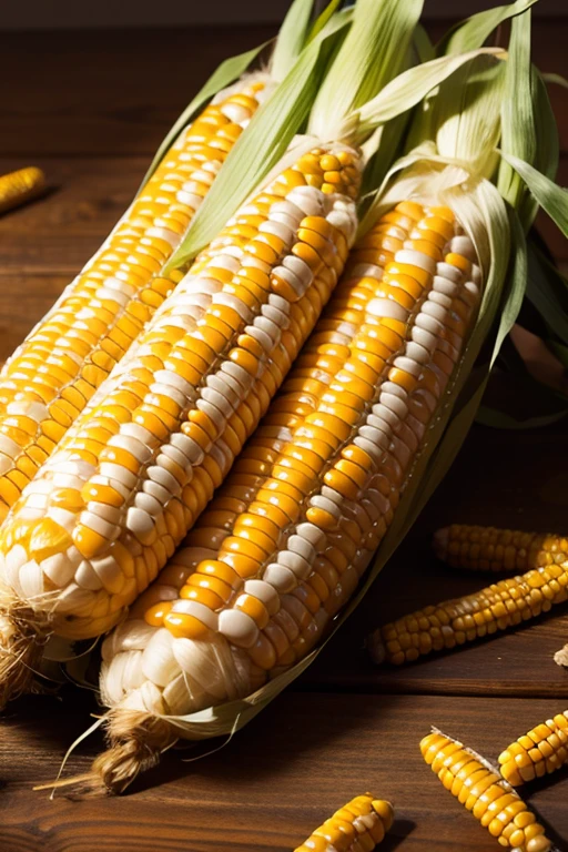 drawing of scattered corn