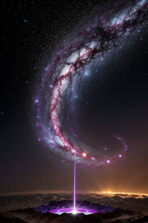 spiral galaxy, explosion, persona
 
