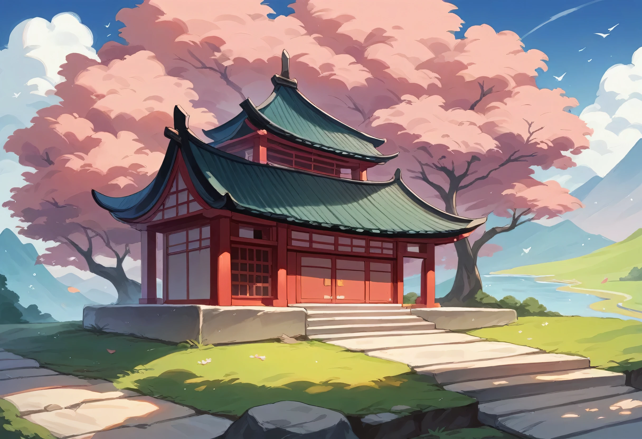 Japanese Castle,Unique landscape,No humans