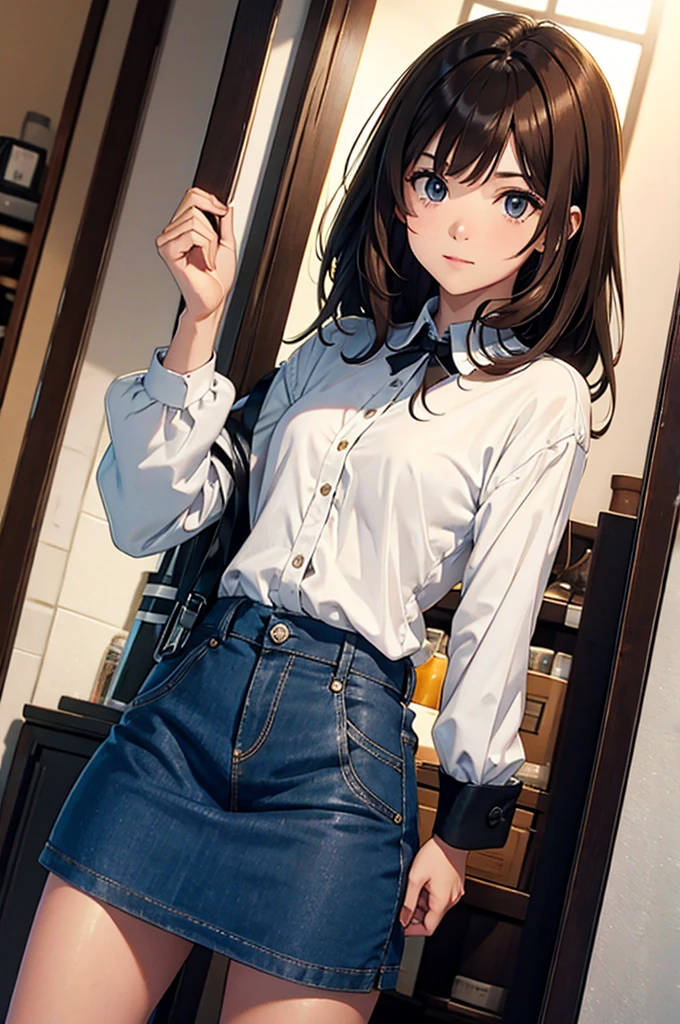 With Medium Brown Hair