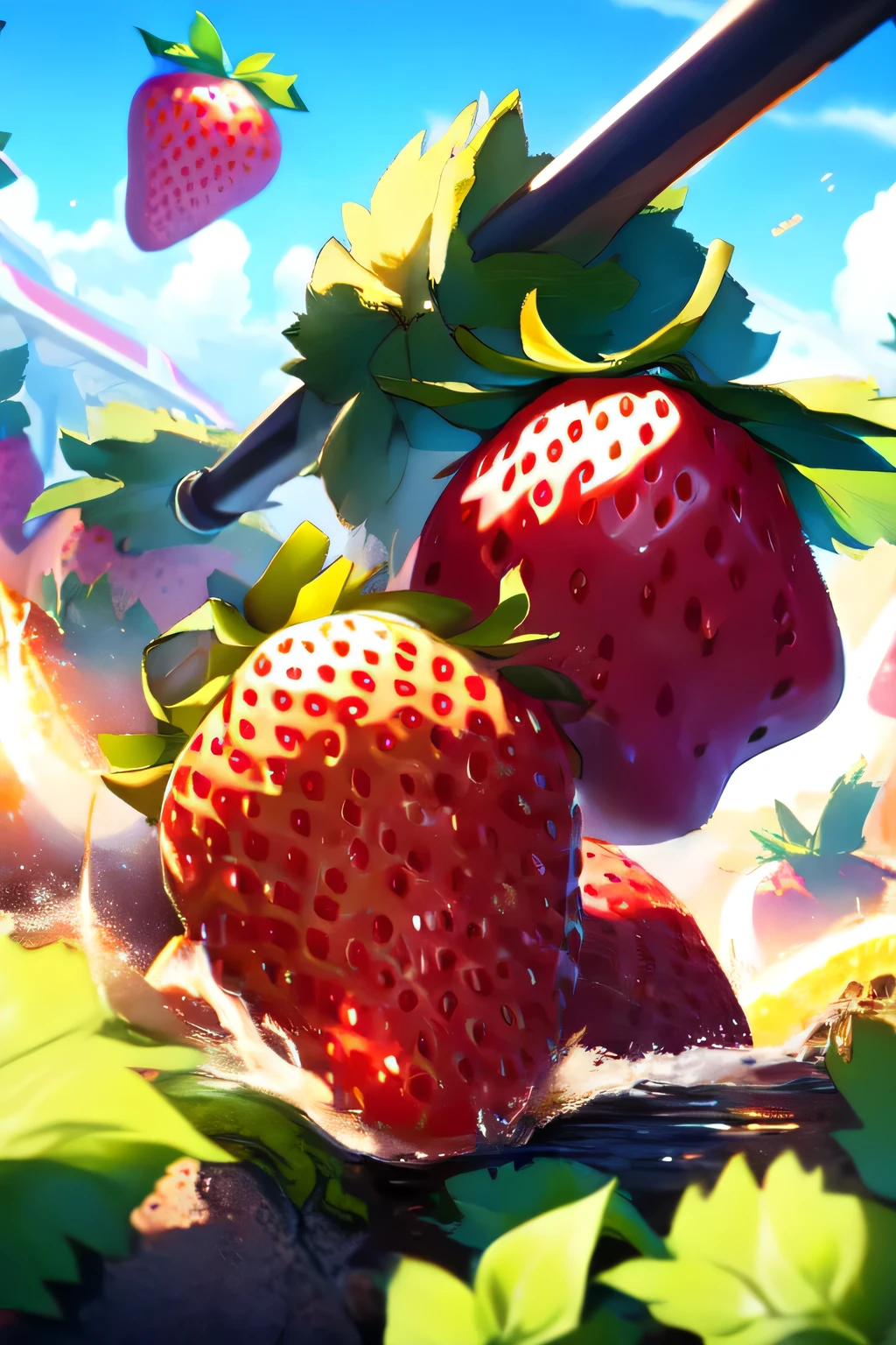 Strawberry demon attacks 