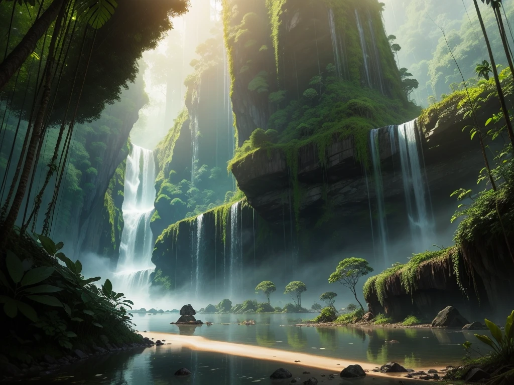 AMAZON RAINFOREST, South America: The world's largest rainforest is a biodiversity hotspot with an incredible variety of plant and animal species --ar 16:9 --v 6 --q 2 --hd --8k