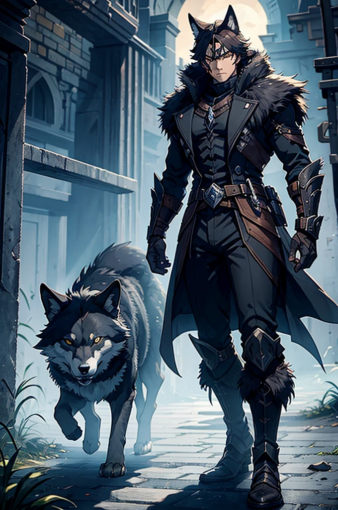 Make a Picture of wolves from the Shadowclaw Brotherhood Pack