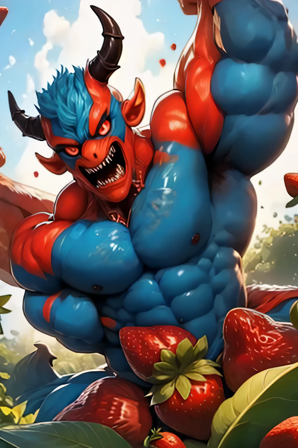 Strawberry demon attacks 