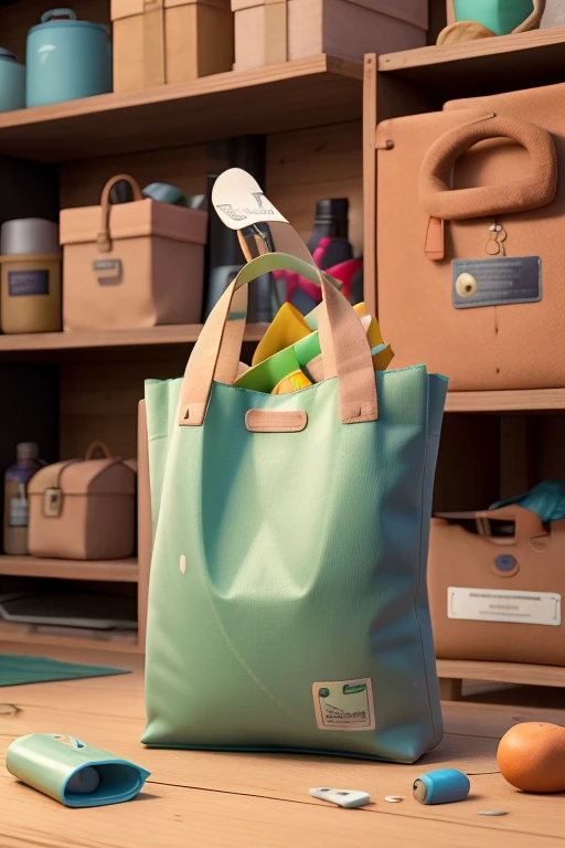 Create a bag out of biodegradable material