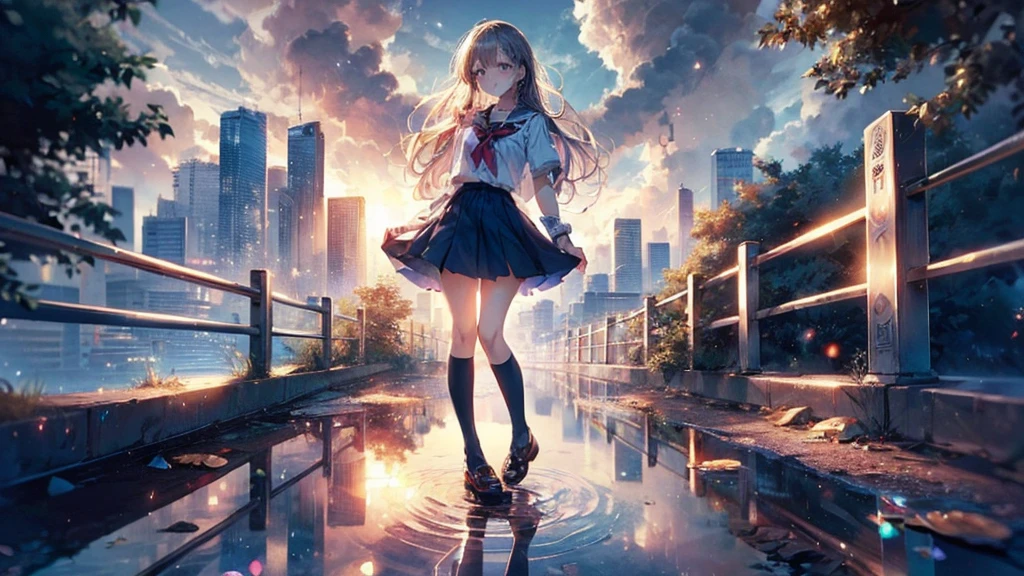 animestyle, ((beautifulface)), Perfect Anatomy, {{{high-definition CG}}}}}, beautiful face, {{8k_wallpaper}}, ((beautiful in every detail), Shallow depth of field, Natural Lighting, Masterpiece, best quality, cinematic lighting, intricate details, a slender cute girl