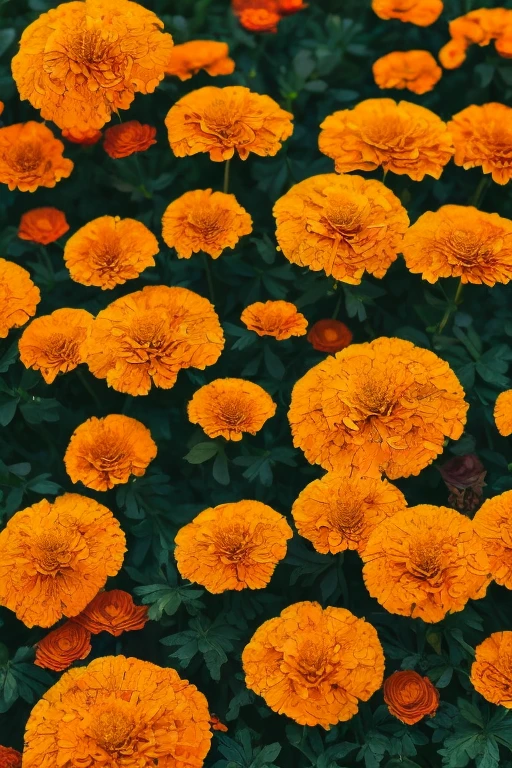 marigold flower,colorful petals,orange yellow,sunlight,botanical,floral,nature,natural lighting,photorealistic,highly detailed,sharp focus,HDR,8k,studio lighting,vibrant colors,rich textures,floating in air,seamless background