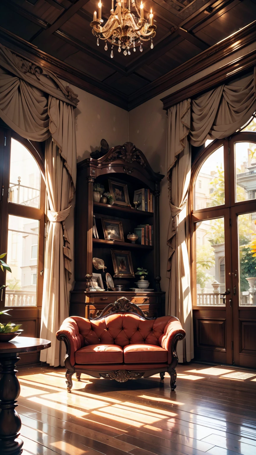 The mansion's greenhouse, sharp, Realistic, 4K, Film Grain, Bokeh, Modern Kitchen、Apron with frills(naked)、Nipple swelling emphasis、