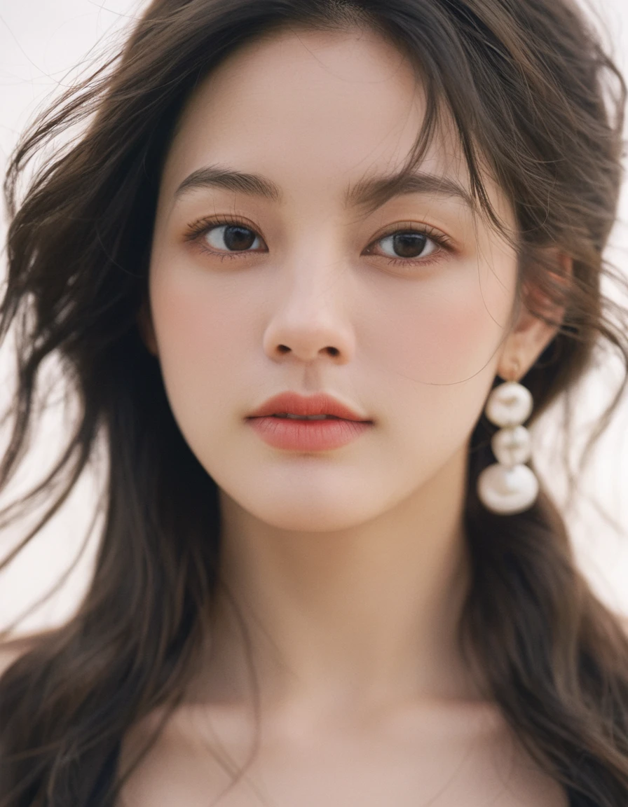 xxmixgirl, quite a bit body of a beautiful long and slender cute face Japanese girl, A gorgeous young cute asian woman in a sexy rockstar outfit, happy smiling, still from the film, ((young Marion Cotillard face : 1.2)), ((young Anne Hathaway face: 1.0)), from front, realistic portrait photo of a cute 21 years old girl, looks at viewer, wavy nose, full lips, natural skin, skin moles,(cinematic, film grain:1.1), ((asian winged eyes, very long and slender slim face, windy tousled, very long straight black hair)), pretty eyes, gorgeous, sexy, alluring, makeup, perfect face, seductive look, hands behind head, (Leica SL3, Summicron-SL 75 f/2 ASPH, kodak Ektar 200 film), hands up, bokeh, silhouette, shallowed depth of field, dynamic action pose,