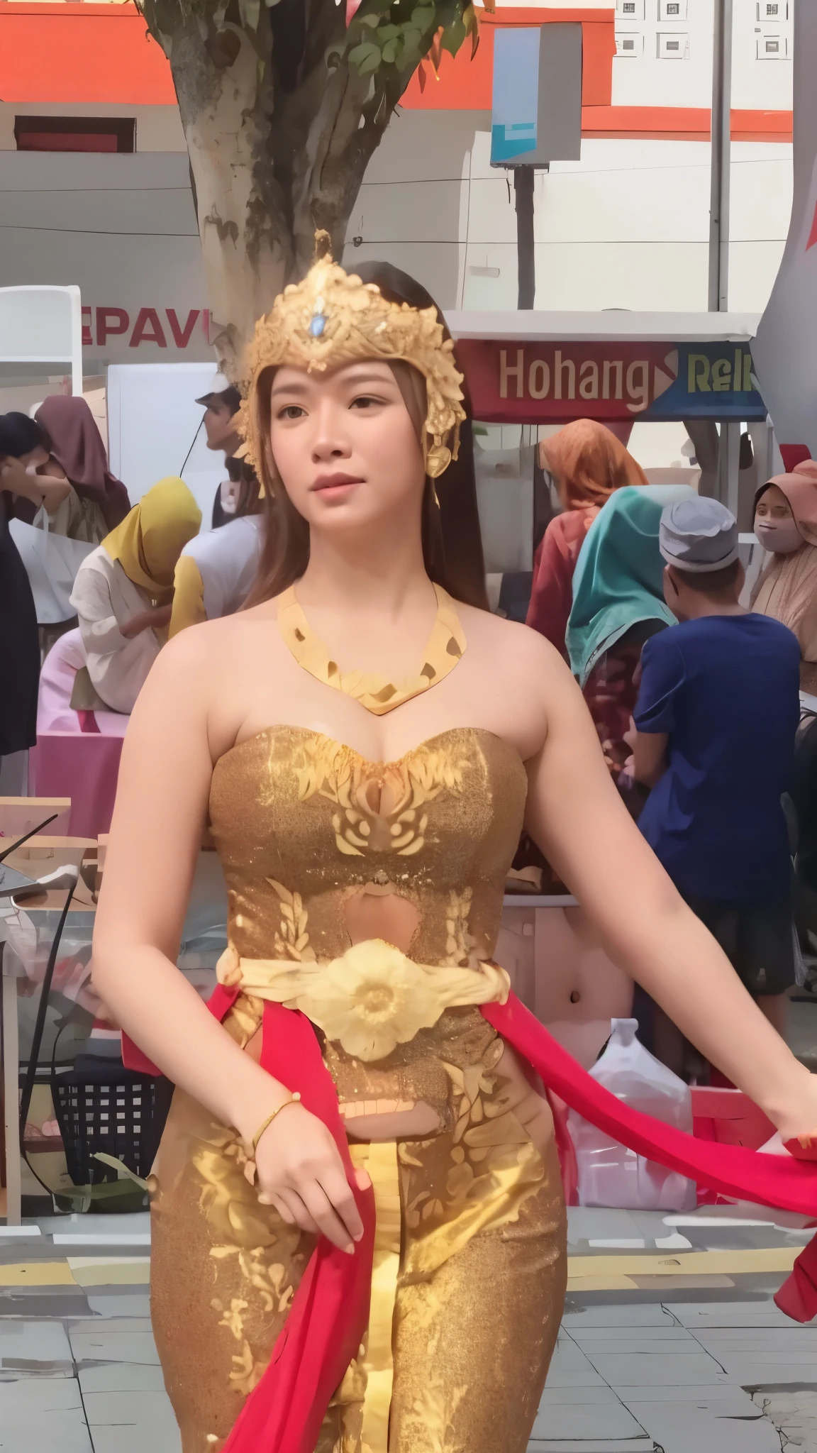 indonesia plump woman,