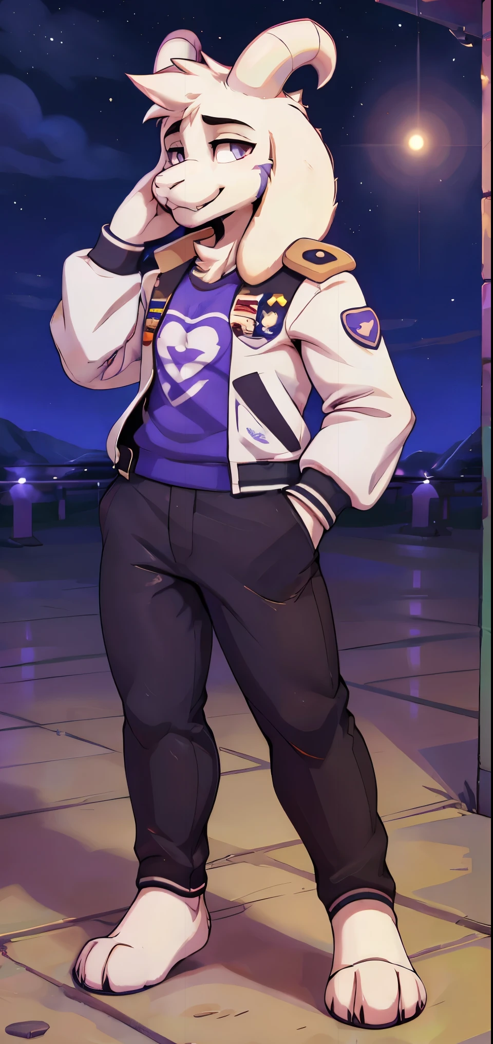 (masterpiece, best quality), 1boy, younge boy，musculous, short blue-purple hair, Dark gray eyes, 复杂, (dress room), full bodyesbian, White baseball uniform, Open light purple jacket, Pectoralis abdominal muscles，vivd colour,(depth of fields:1.2),(abs),Be red in the face，looking at viewert，A piano，spread their legs，