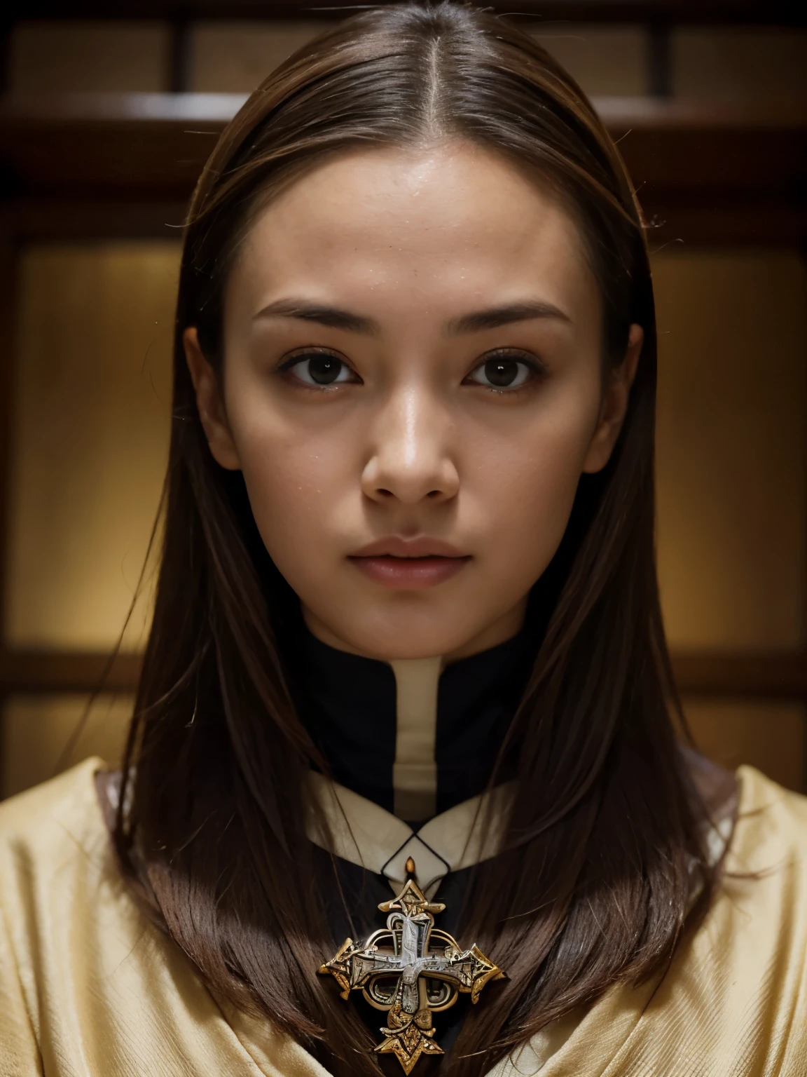 The lost Holy Grail, said to have been brought to Japan by the Knights Templar during the Edo period,、It is believed to still be somewhere in the mountains of Tohoku.、(foreshortening, highness, forehead-to-forehead, Canon, textured skin, 8k, anatomically correct, super detail, high details