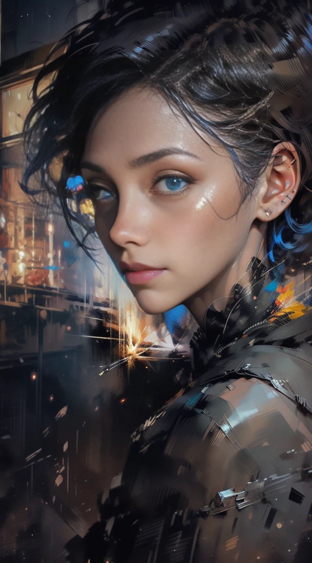 "official art", "Realistic Digital Painting with Concept Art Elements"," digital painting," "concept art," "realistic," , "detailed environment: , "high detail", "detailed face", "high-res", "ominous aura,", "8k resolution", "oil painting", "graded colors", "darker tone" , "saturated" ,"professionally colored" , "dark feeling", "concept art" , "detailed features" , "detailed eyes", "cold eyes", "1man" , "upper body", "trailer background", "lean build" , "scruffy short hair" , "scruffy short beard" , "cigarette between lips" , "tattered clothing", "digital art" ,"modern time" ,"Ultra-detailed animation art and visual effects masters perfectly compose intricately detailed digital art" , "Correct and perfect anatomy", "dark tone" , 

