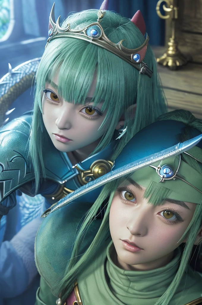 a 20 years old japanese girl,(dragonquest sage,Excalibur:1.5),beautiful detailed eyes,beautiful detailed lips,extremely detailed face and eyes,long eyelashes,fantasy,medieval,magic,medieval castle,landscape,art,digital painting,cinematic lighting,vibrant colors,dramatic lighting,realistic,photogenic,masterpiece,4k,best quality