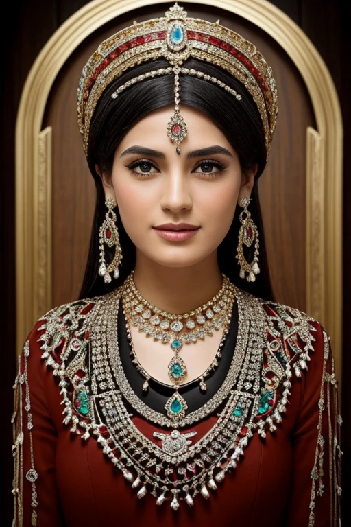 Crazy jewery masterpiece, many details, intrincado