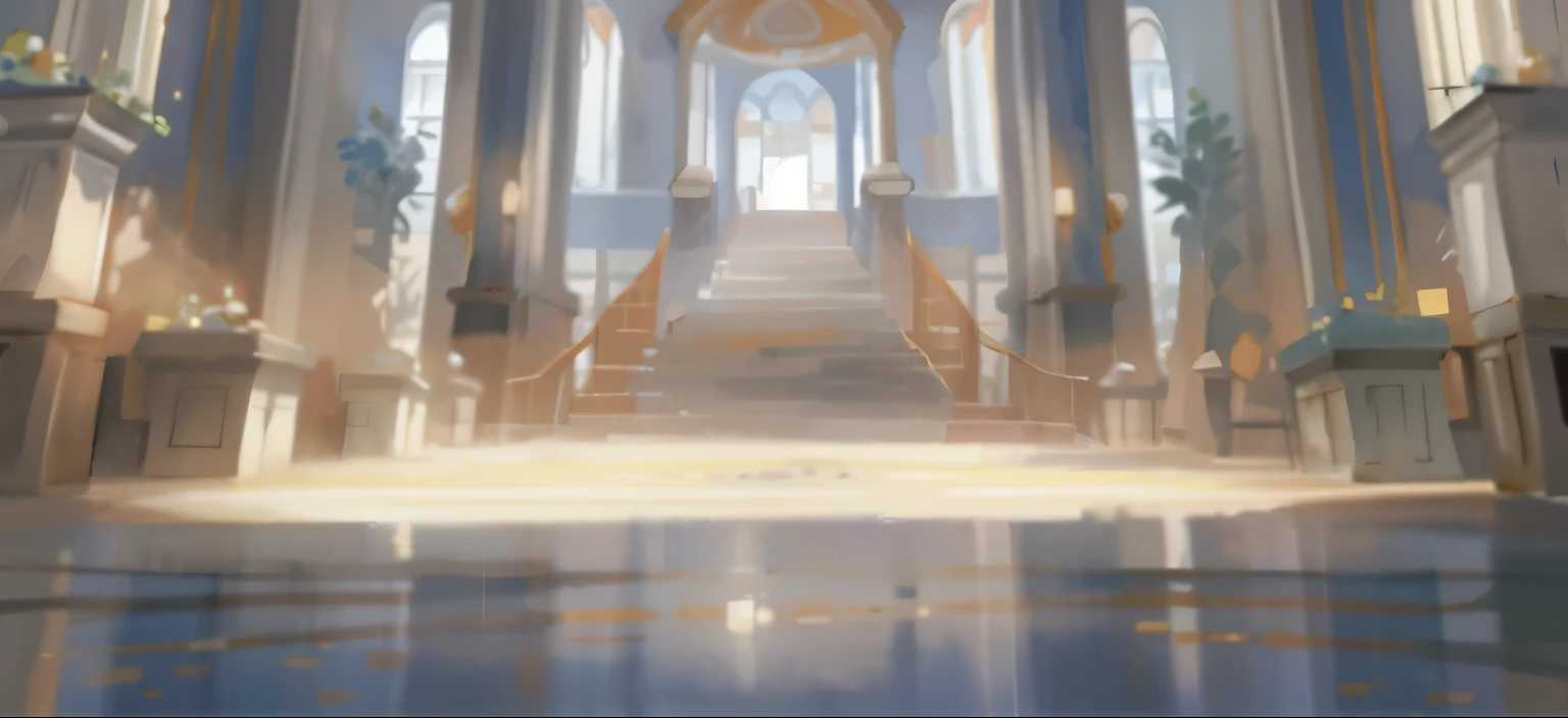 luxurious,warm color,Light,The End,kudos,Hall,steam,punk,Cartoon,Simple picture,Exquisite picture,Hand Painted