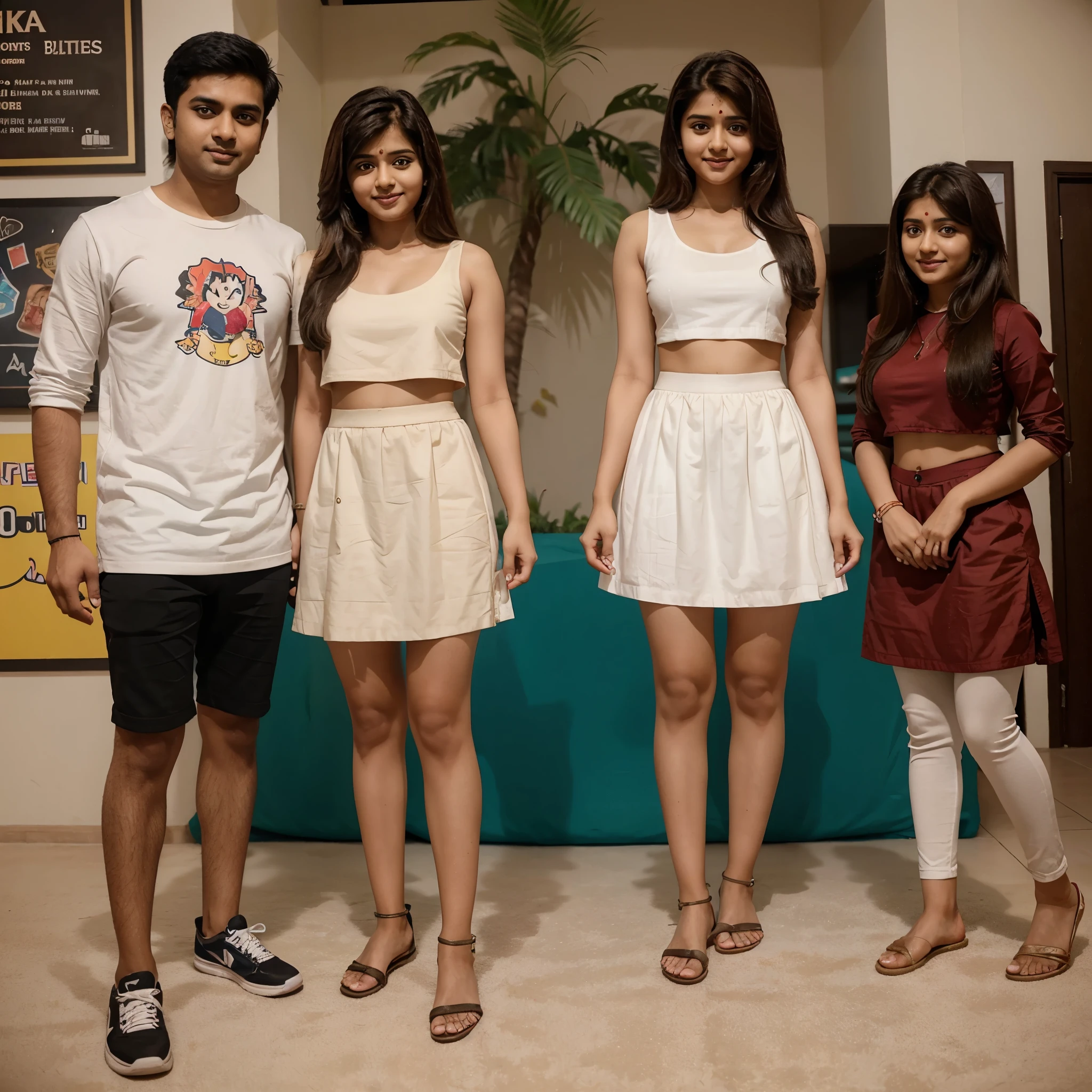 5.10" ft boy height (Pawan)
5.2" ft girl height (Monika)
Besties with name in cartoon characters