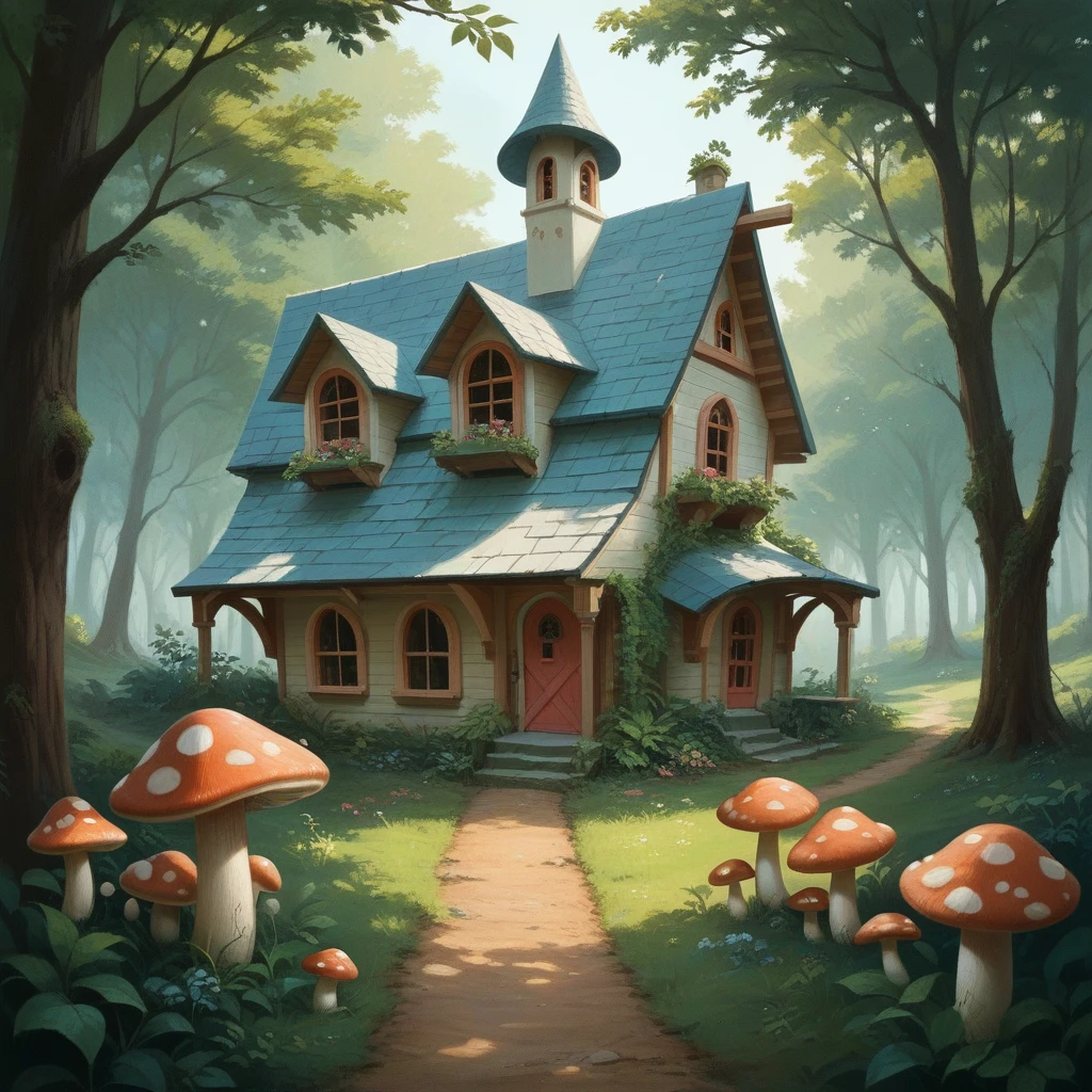 Mushroom house