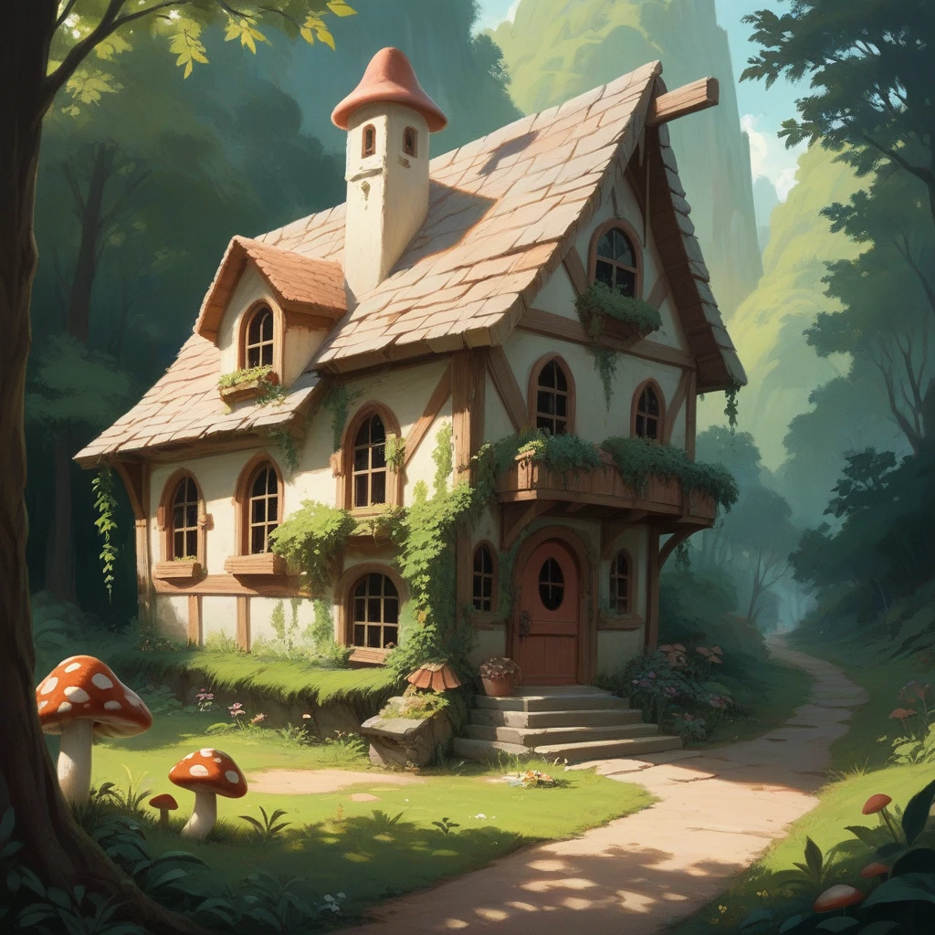 Mushroom house