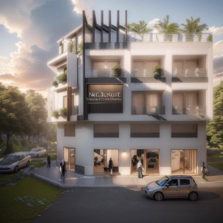 (Maison de ville en ville ,fermer les maisons et les arbres), lumière du jour ( Meilleure qualité) ((haute solution)) ,(( photo réaliste)) ,Lumière chaude, (netteté) vue de face de la maison de ville dans un style moderne, maison, Zone étroite,vietnam,façade, arc courbé,beautiful façade,fenêtre incurvée,étroit et long ,à deux étages,couleurs mutuelles, éclairage doux, Ambiance chaleureuse,haute résolution, hyper détaillé,4k ,rendu vray, rendu d'octane, hyper réaliste, expert en photographie ,design extérieur , photographie professionnelle, photographie extérieure,Prise de vue grand angle , Ultra détaillé , haute résolution , Plein cadre, tout le corps