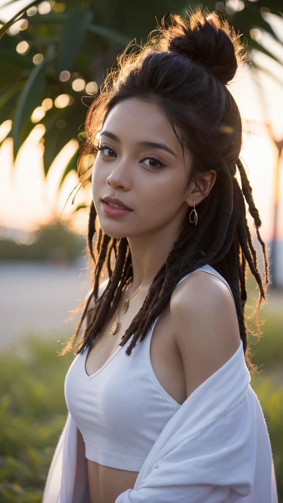 1 reggae girl in the early morning air