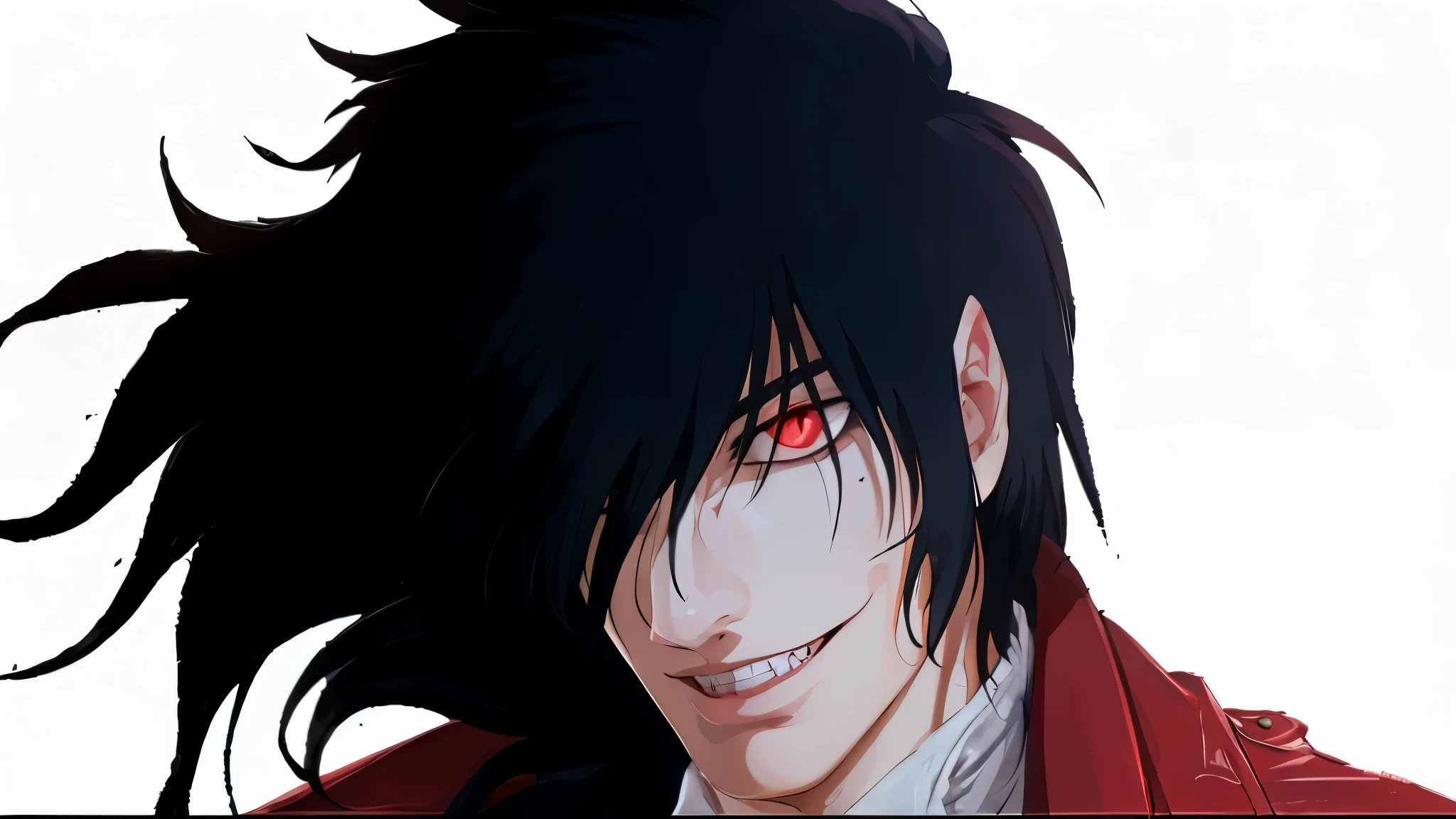 Alucard, alucard hellsing, white background 