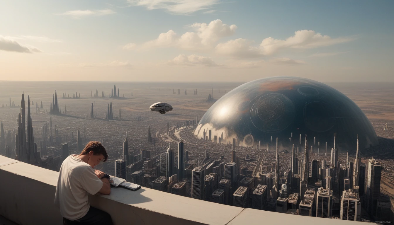 A person sleeping, with one eye open, revealing a surreal dream world. Giant winged creatures soar above floating cities. In the Star Wars, cinemátic, photography, realisitic.
Prompt: A Melted Watch, like in Dali's painting, symbolizing the distorted time of dreams. Familiar objects transform into weird and wonderful shapes, cinemátic, photography, realisitic.
