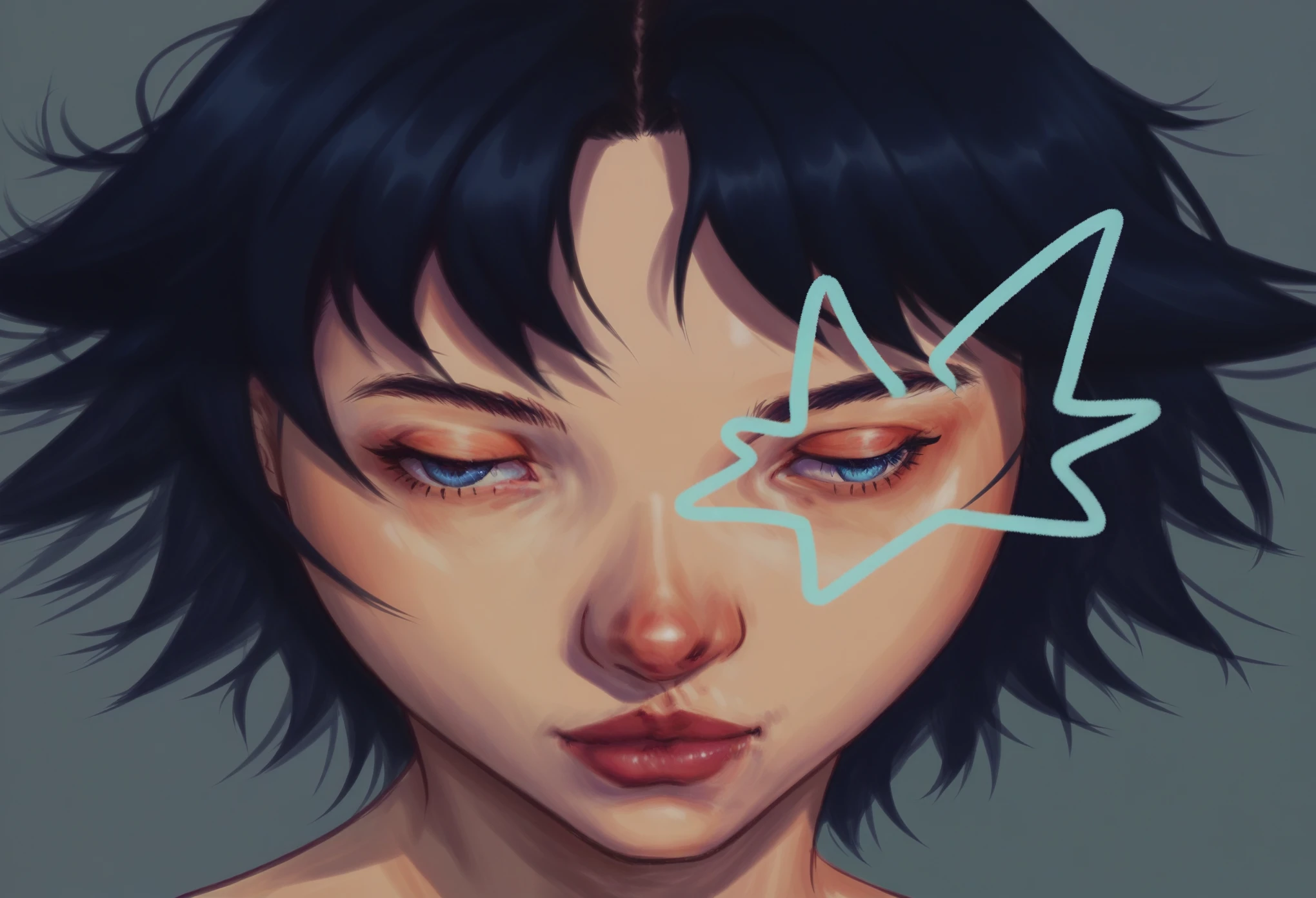 score_9, score_8_up, score_7_up light colors, watercolors, warm rays of light, ( lineart:1.4), thick outlines, (thick outlines:1.4), clean line art, sketch, manga, graphic novel, warm red sunlight, girl messy hair