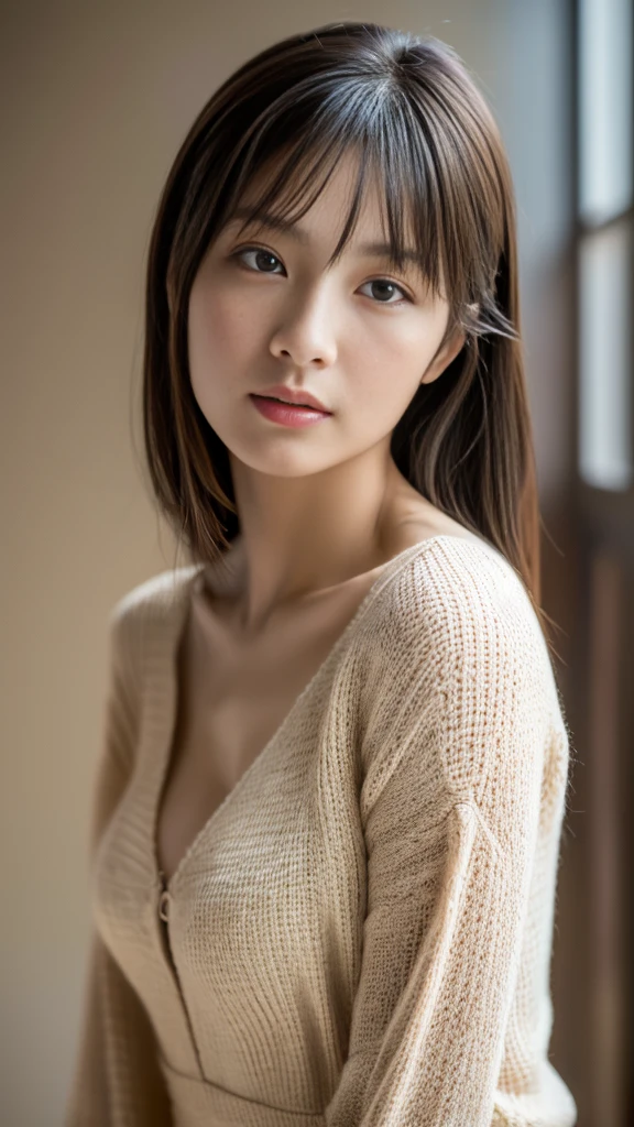masterpiece, Best Quality, Ultra-high resolution, Highly detailed photos, unity 8k wallpaper, Extremely detailed CG:1.2), Depth of written boundary, Bokeh, (RAW Photos:1.Realistic photos:1.4), (One girl:1.5), young, Physically Based Expressions, beautiful, (Detailed painted face:1.4, Detailed clothing), (be familiar with:1.4) name (Eimi fukada:1.1) break Cara hermosa, Depth of written boundary, Add Layer, Surreal, 7, Perfect body model, Perfect breasght: 175cm, Sexy pose, we body, whole body, Model's body type, break (White transparent dress:1.3), (Long Hair:1.2), doble parpado break Sydney beach, Are standing, Golden Hour, (The wind that makes your hair flutter:1.5), Cute Smile, Have
