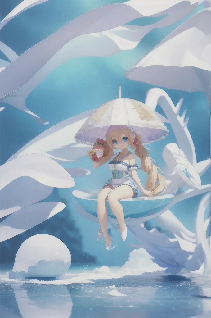 (((chibi 3d)))absurderes, hight resolution, reflection, refraction:1.4, ultra-detailliert:1.4, (Photorealistic:1.4, 超A high resolution, Raw photo), Ultra Wide Angle Break, Draw the Ice Queen, With the power to control ice and snow, Creating a realm of frozen beauty and chilling elegance. BREAK, Capturing the latest technologies in digital art, smooth gradients, Vector Shapes, And sleek, Sophisticated appearance. BREAK, Design digital fantasy artwork, With surreal elements, Futuristic theme, and impressive visual impact.