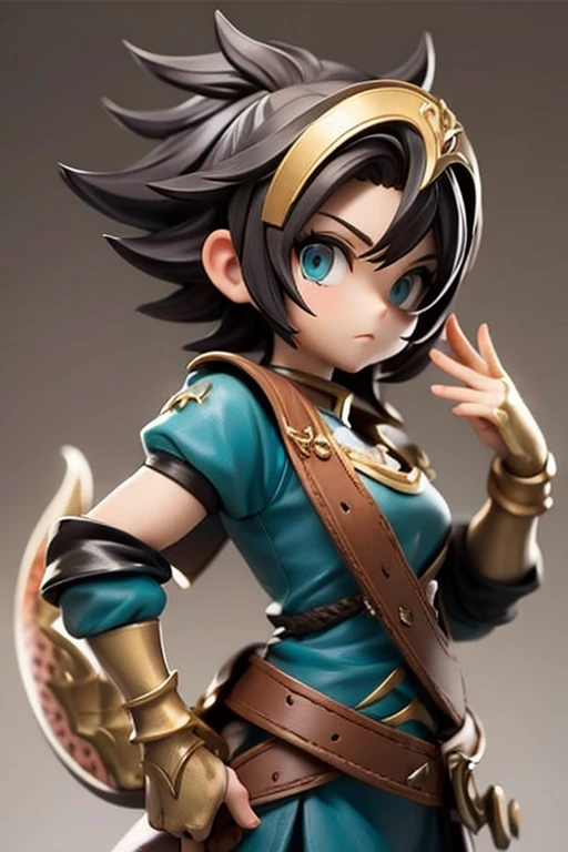 Dragon Quest、Female Knight,Cool woman,Sharp,boyish,Shortcuts,short hair,Dragon Quest Style,１Peoples,

