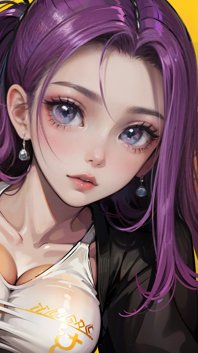 ((((highest quality)))), (((Ultra-precision CG 16K))), (((masterpiece))), (((Very detailed))), (((Extremely detailed))), (((Black outline:1.3, Written boundary depth:1.3 , Written soft outline, sharpness))), Maximum clarity and sharpness, Multilayer Texture, Surface Shading, Cinematic lighting, Beautiful details sparkle ,Perfect Proportions, Limited to one woman, BREAK accurate, Anatomically correct, Highly detailed face and skin texture, drawn in detail, Highly detailed facial and skin texture, Detailed eyes, beautiful hair, Beautiful Japanese Idol face, Beautiful and beautiful eyes, Beautiful body, Beautiful breasts, Beautiful thighs, Beautiful legs, Beautiful fingers, (Beautiful views) , skinny body, ((Beautiful Skin)), ((Skin Texture)) BREAK breast enlarged, medium Breasts, rocket breasts, (((perky breasts))), (covered nipples), slender waist, ( narrow eyes, blush, determined expression, hot, sweaty , Heavy breathing,) , (streaked hair, hair intakes, colored inner hair, ) BREAK (((wearing printed sexy professional clothing , wearing wide-leg-pants, breasts is covered by outfit))) , wearing earrings, (((suntanned skin, tan lines))) , BREAK ( stick breast out),(((looking at viewer, super detailed background , ))), BREAK (((portrait , close-up of face, bust-up shot, looking at viewer, bending over )), (natural make), random angle, random situation , pinup magazine pose
