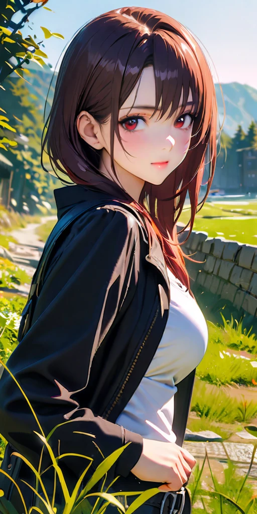 (((((Tifa Lockhart,ファイナルファンタジー7:1.5))))),((Highest quality、masterpiece、anime style、best quality、high resolution、8k、detailed、ultra-detailed:1.3))、Long legs:1.2, Beautiful woman with perfect figure:1.4、(Smiling:1.2), double eyelid、30-year-old female、((((One Woman,beautiful face,Beautiful face、Outdoor,upper body:1.5)))),Big Breasts、High resolution, accurate, Anatomically correct, High-resolution model, high quality, Very detailed, Ultra high definition