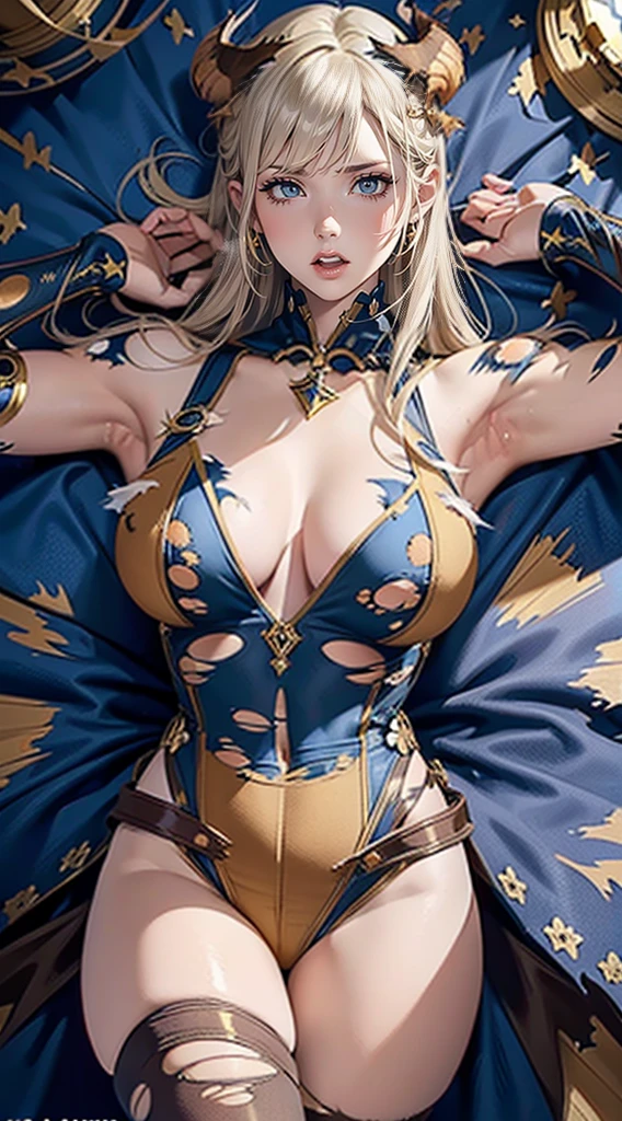 Overhead Shot,Floating on water,Lie in,behind,stretch,One girl,(Highly detailed skin),Curvy,,Beautiful breasts,Large Breasts,Pale skin,Pointed Chest,Erect nipples,(Fantasy art,Best image quality,Surreal portrait,(8k),Ultra-realistic,最high quality, high quality, High resolution, high quality texture,Attention to detail,Beautiful details,Fine details,Highly detailed CG,Detailed Texture,Realistic facial expression,masterpiece,Presence,dynamic,bold),Bob Hair,(Very fine hairs),(Very soft hair),(Super Straight Hair:1.5),Long, slicked bangs,Very light coppery amber hair,Hair on one eye,See-through costume,Orgasm,(Torn Costume:1.8)