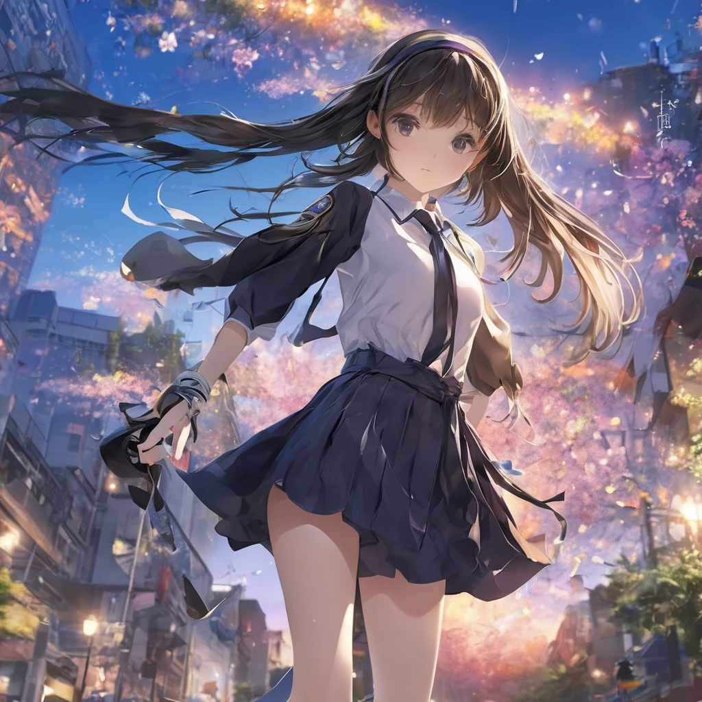 (best quality、Very detailed、High resolution illustrations、Ultra HD CG、8K size wallpaper、The art of production、Light novel illustration、), 1 Girl, Solitary