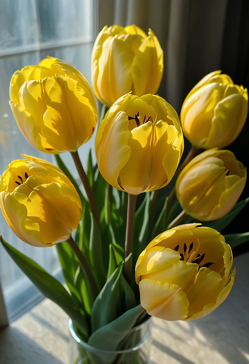  ( Anatomically perfect) Nobody A bouquet of pink transparent tulips close-up art masterpiece interweaving of light Tyndall effect shows the interweaving and interweaving of light，Their shapes and refraction of light evoke wonder and excitement。

                           Fantasy visual effects masterpiece, fair. lifelike, Master art masterpiece photo quality.Ultra high quality


                        

                      