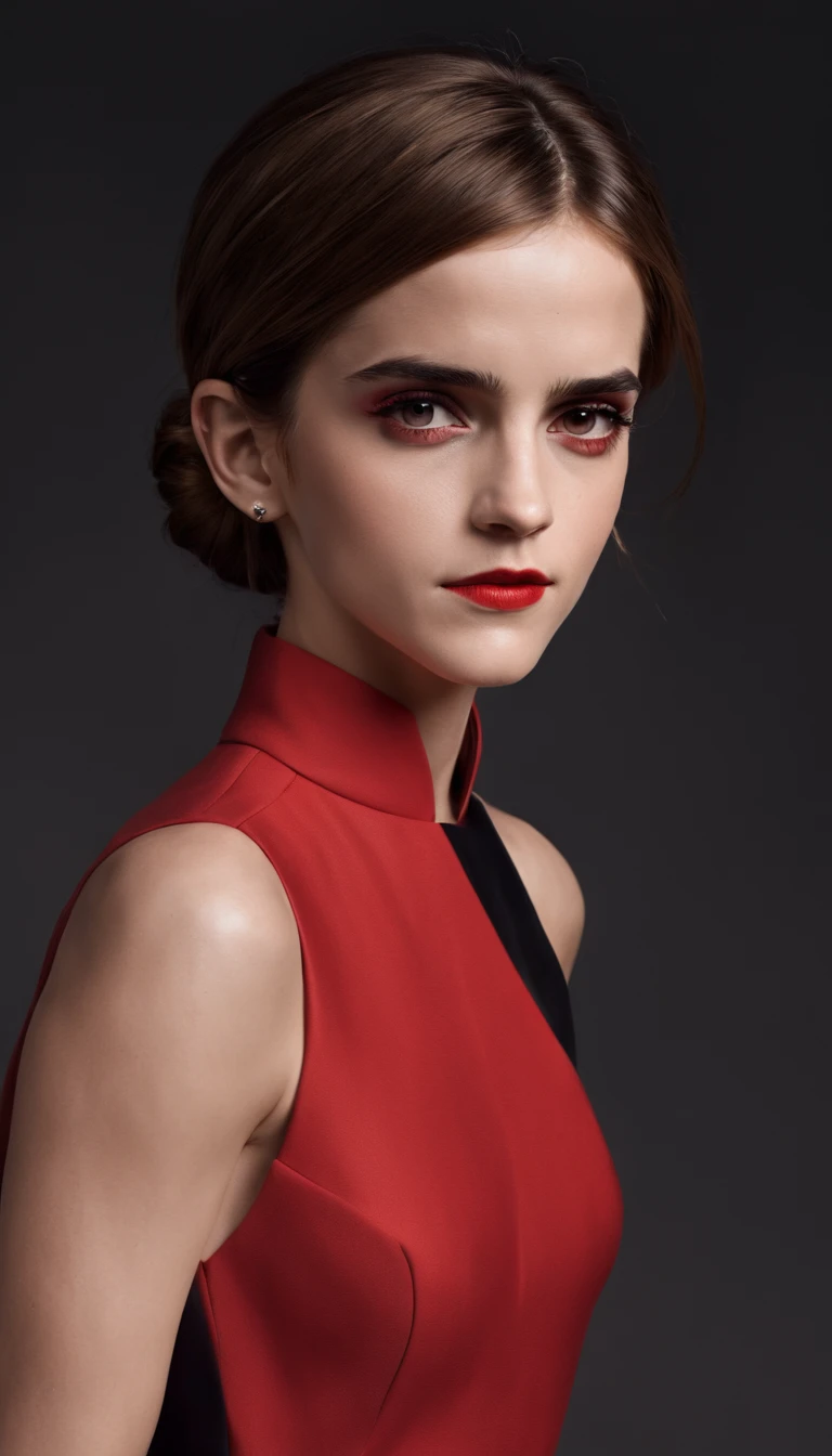 (Emma Watson), (Sexy Red Slit:1.5)